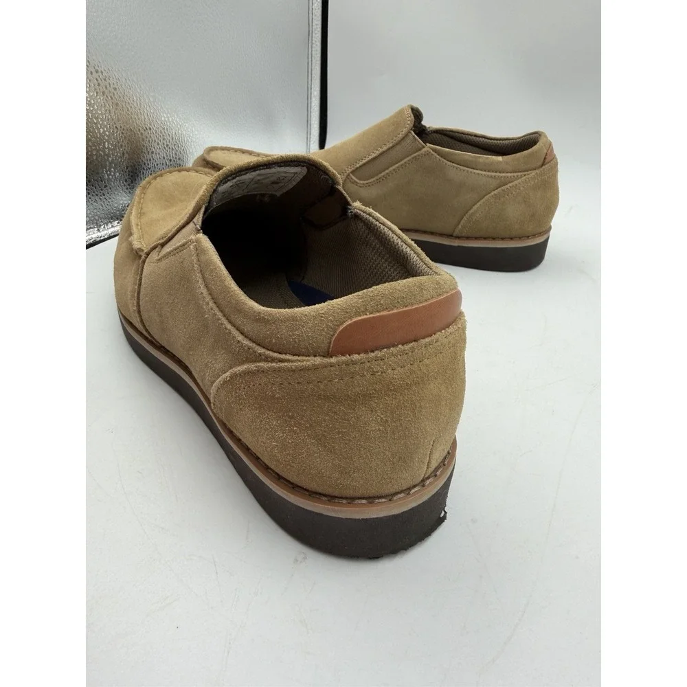 Lands' End Penny Loafers Shoes Mens Size 9 US Suede Leather Dress Slip On